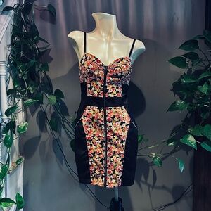 Vibrant Floral KOPA Mini-Dress